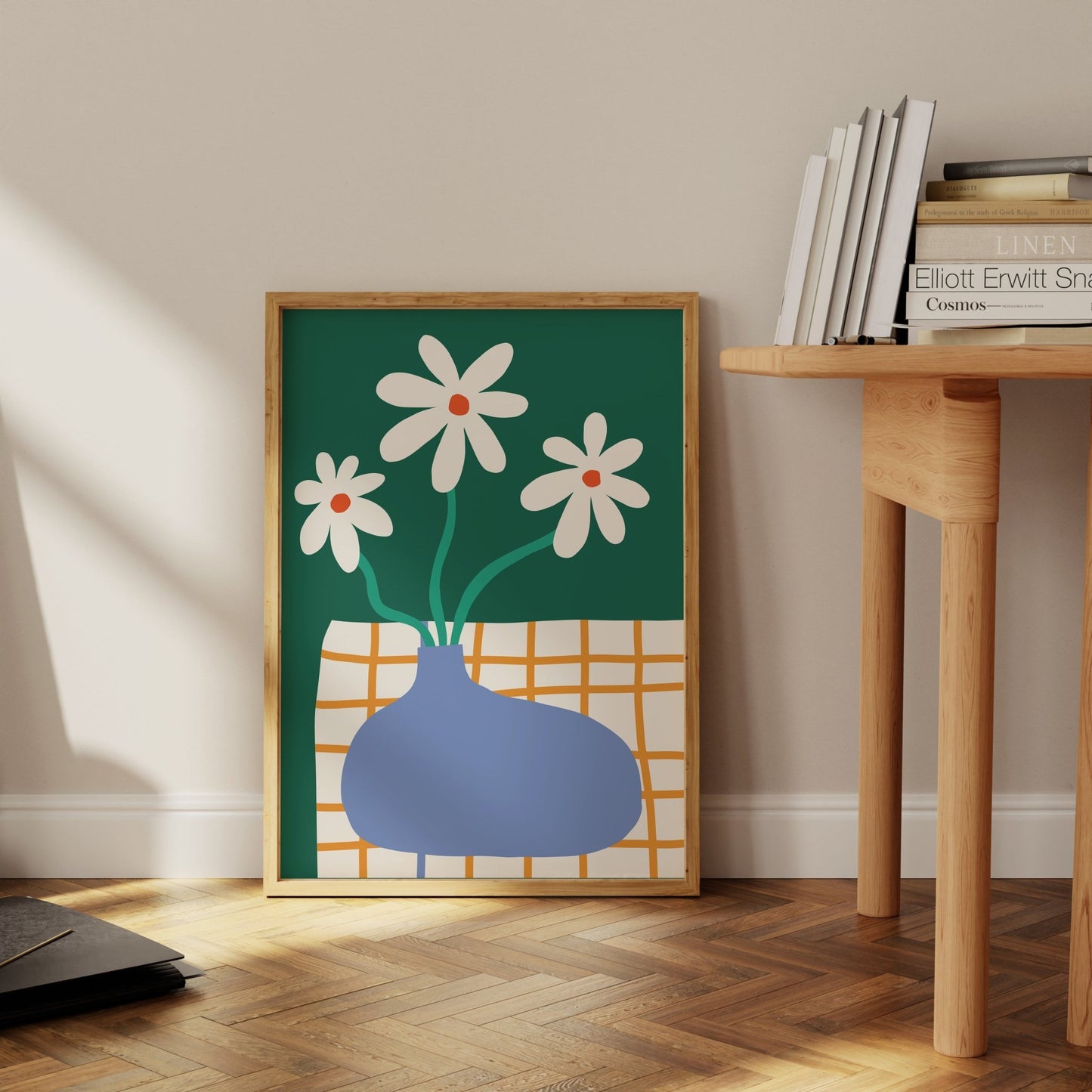 Three Flowers And A Vase - POSTERAMI