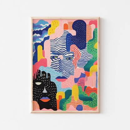 Timeless Visages Art Print - POSTERAMI