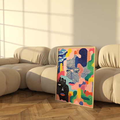 Timeless Visages Art Print - POSTERAMI