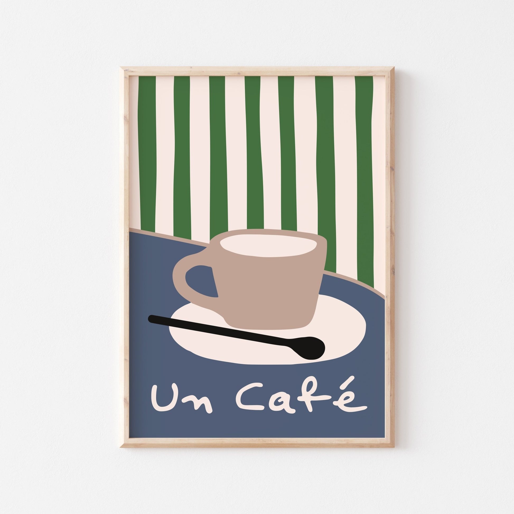 Un Cafe Art Print - Posterami
