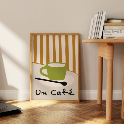 Un Cafe Art Print - Posterami